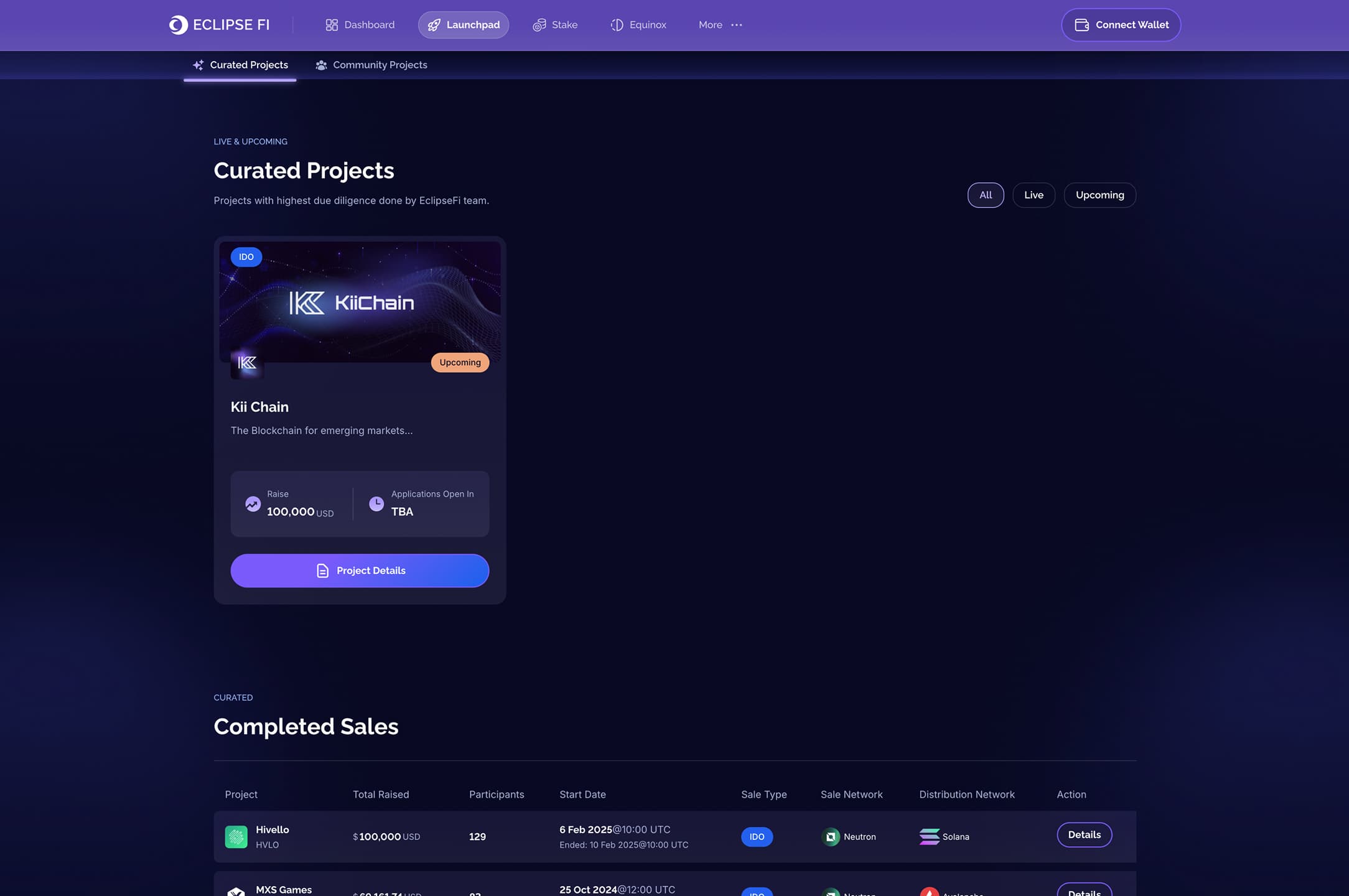 Rebuilding Eclipse Fi Launchpad & Back Office for Seamless, Scalable Token Launches screenshot 2