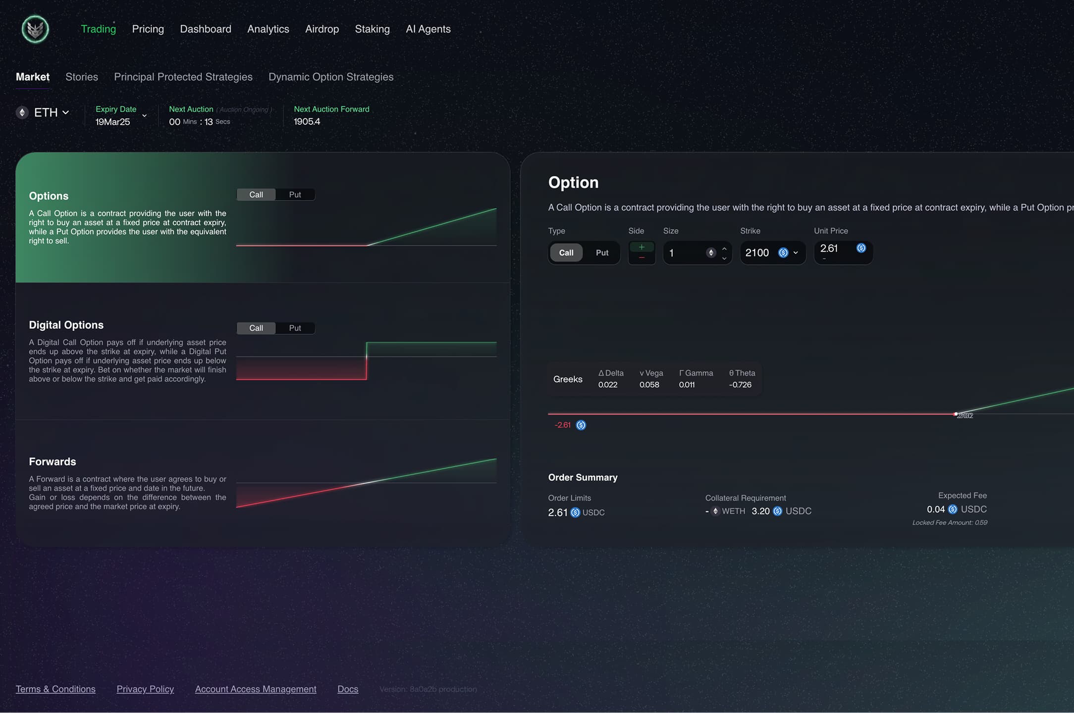 Delivered Pixel-Perfect, Scalable Trading Interface for a Complex Financial Product screenshot 2
